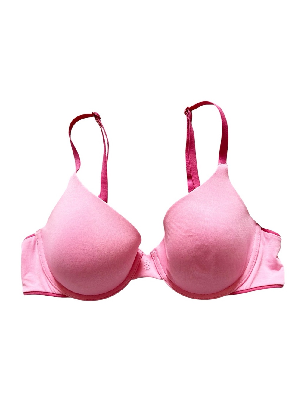Victoria's Secret T-Shirt Bra Uplift Semi Demi Pink Underwire Size 34B